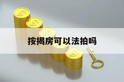 按揭房可以法拍嗎
