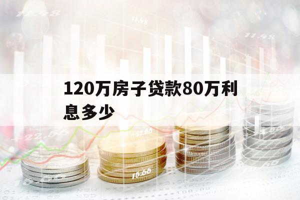 120萬房子貸款80萬利息多少
