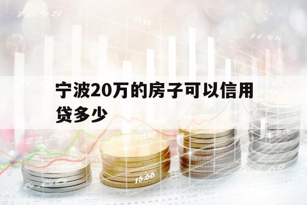 寧波20萬(wàn)的房子可以信用貸多少
