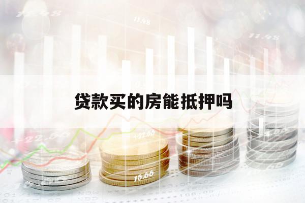 貸款買的房能抵押嗎