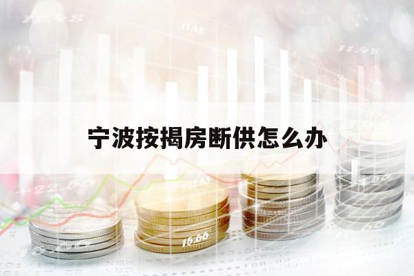 寧波按揭房斷供怎么辦