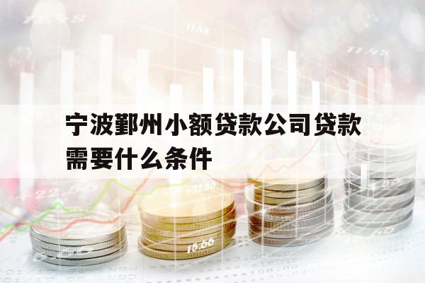 寧波鄞州小額貸款公司貸款需要什么條件