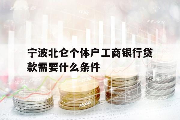 寧波北侖個體戶工商銀行貸款需要什么條件