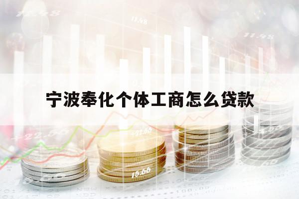 寧波奉化個(gè)體工商怎么貸款