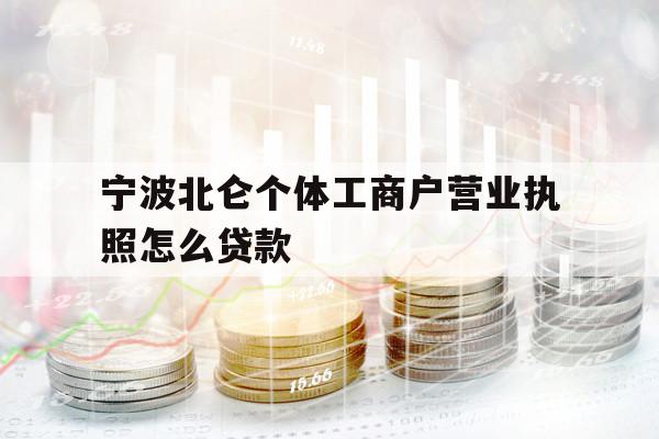 寧波北侖個體工商戶營業(yè)執(zhí)照怎么貸款