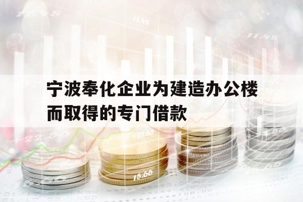 寧波奉化企業(yè)為建造辦公樓而取得的專門借款