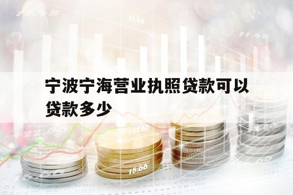 寧波寧海營業(yè)執(zhí)照貸款可以貸款多少