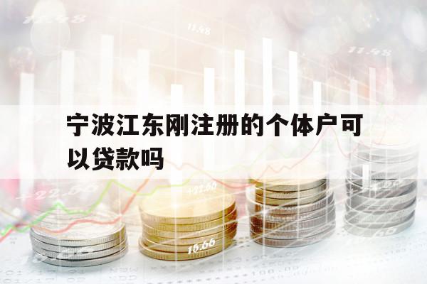 寧波江東剛注冊(cè)的個(gè)體戶可以貸款嗎