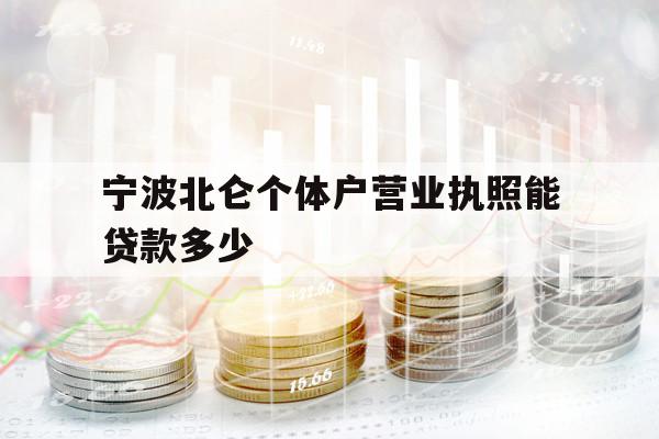 寧波北侖個(gè)體戶營(yíng)業(yè)執(zhí)照能貸款多少