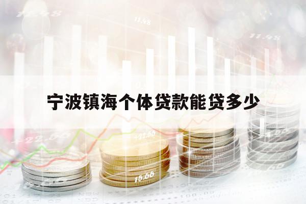 寧波鎮(zhèn)海個體貸款能貸多少