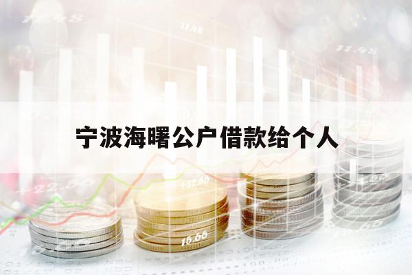 寧波海曙公戶(hù)借款給個(gè)人