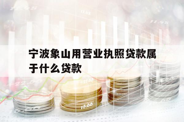 寧波象山用營業(yè)執(zhí)照貸款屬于什么貸款