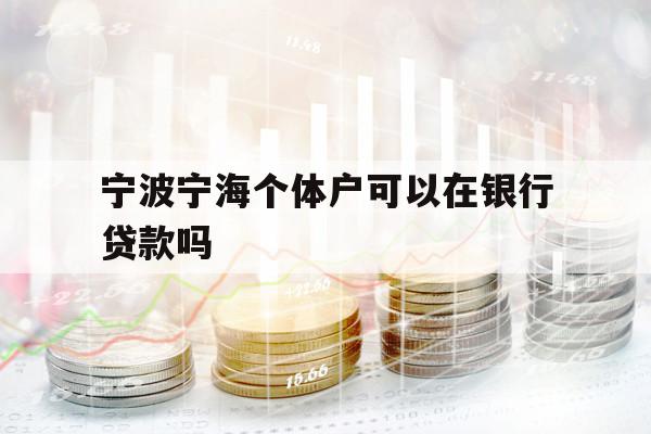寧波寧海個體戶可以在銀行貸款嗎