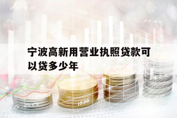 寧波高新用營業(yè)執(zhí)照貸款可以貸多少年