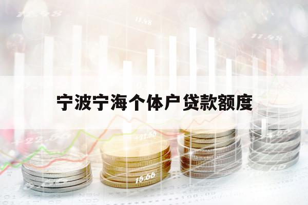 寧波寧海個體戶貸款額度