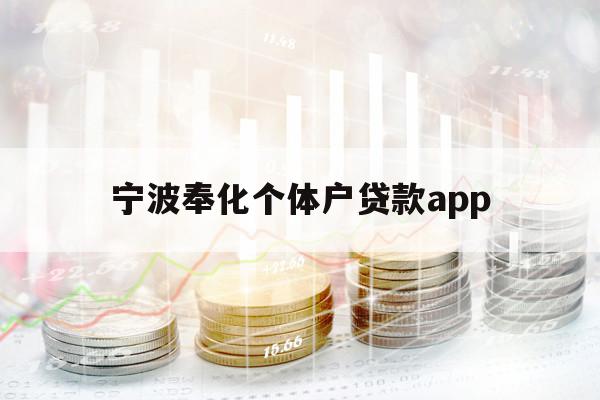 寧波奉化個體戶貸款app
