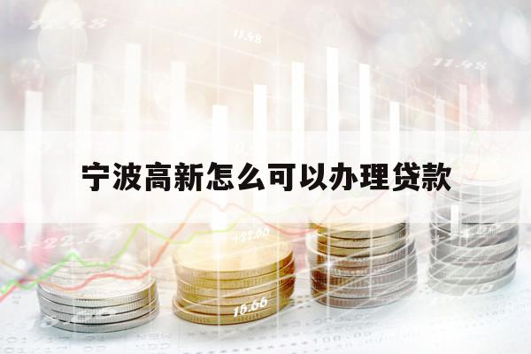 寧波高新怎么可以辦理貸款