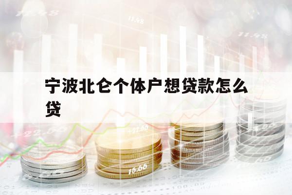 寧波北侖個(gè)體戶想貸款怎么貸