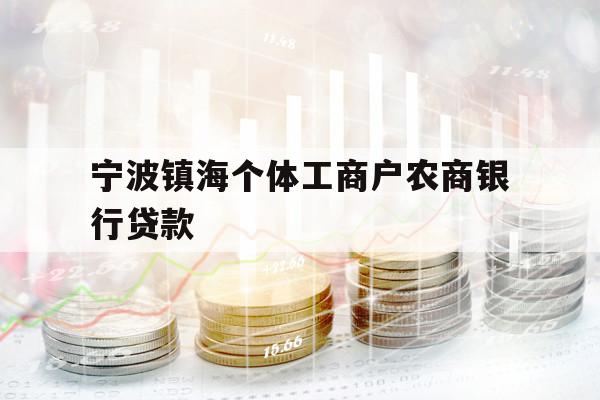 寧波鎮(zhèn)海個體工商戶農(nóng)商銀行貸款