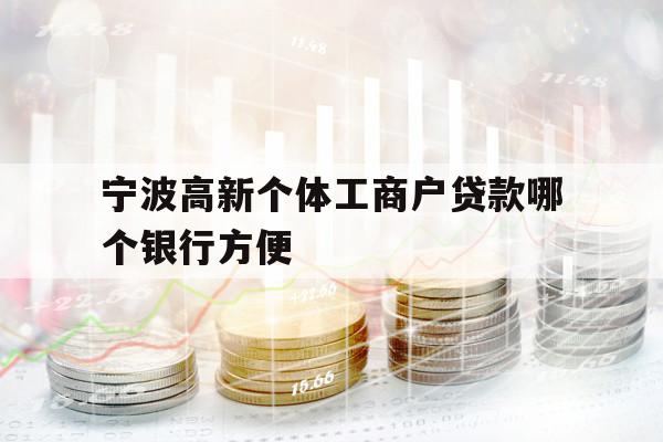 寧波高新個體工商戶貸款哪個銀行方便