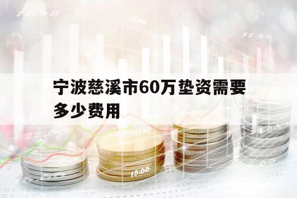 寧波慈溪市60萬墊資需要多少費用