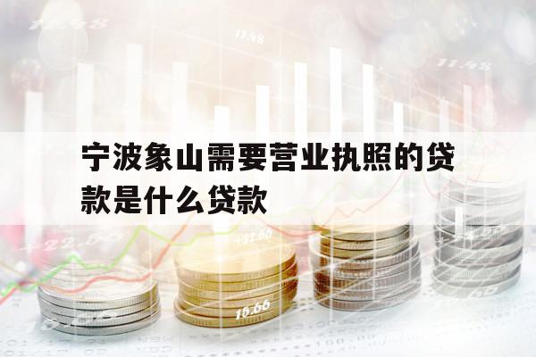 寧波象山需要營業(yè)執(zhí)照的貸款是什么貸款
