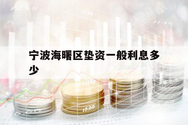寧波海曙區(qū)墊資一般利息多少