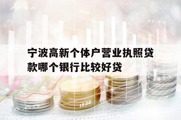 寧波高新個(gè)體戶營業(yè)執(zhí)照貸款哪個(gè)銀行比較好貸
