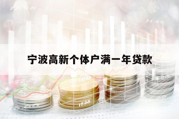 寧波高新個(gè)體戶(hù)滿(mǎn)一年貸款