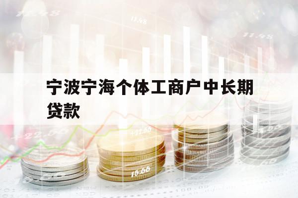 寧波寧海個(gè)體工商戶(hù)中長(zhǎng)期貸款