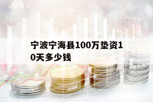寧波寧?？h100萬墊資10天多少錢