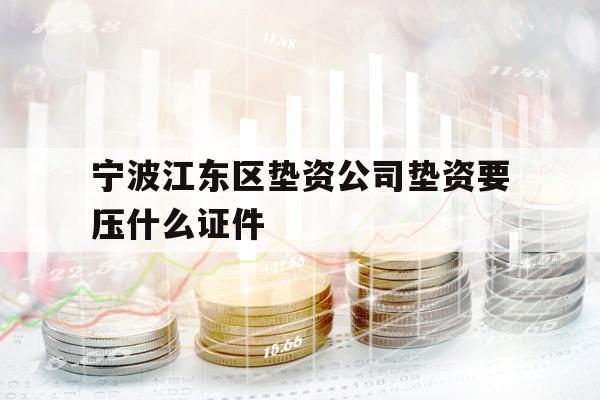 寧波江東區(qū)墊資公司墊資要壓什么證件